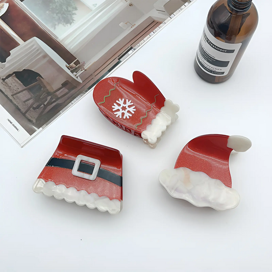 Yılbaşı | Asetat Saç Tokaları🎄