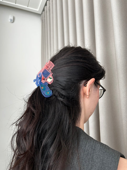 Silah Şeklinde Kemik Asetat Yüksek Kalite Toka