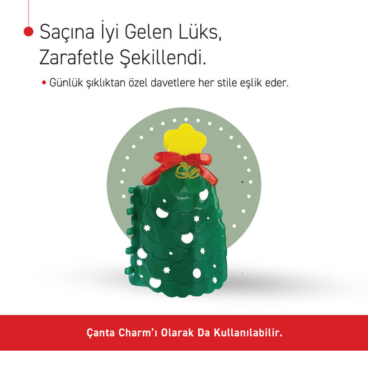 Yılbaşı | Asetat Saç Tokaları🎄