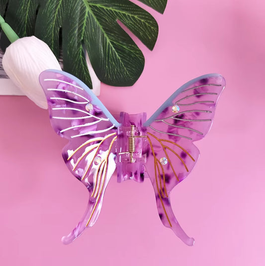 Kelebek Tasarımlı Kemik Asetat Yüksek Kalite Toka