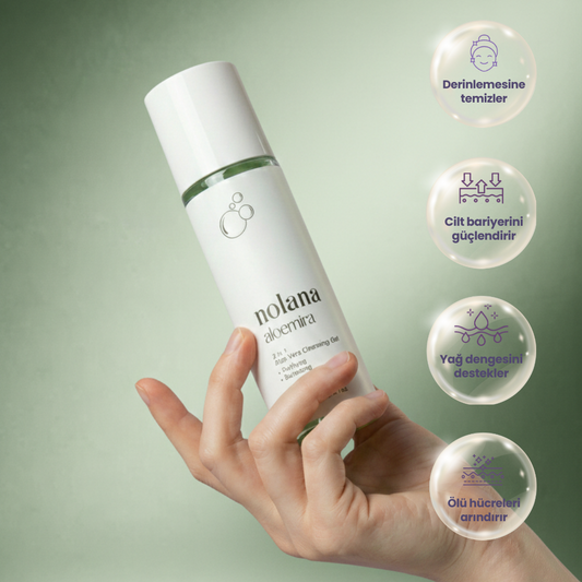 Aloemira 2'si 1 Arada Aloe Vera Temizleme Jeli