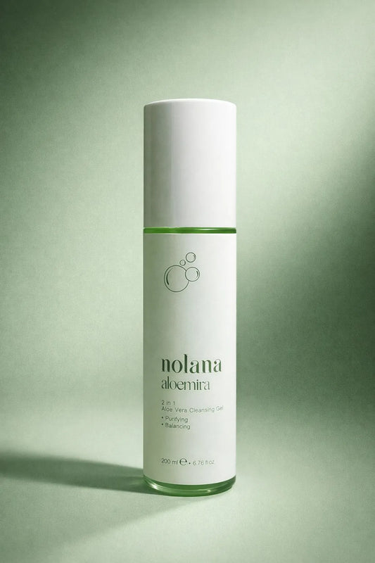 Aloemira Aloe Vera Yüz Temizleme Jeli - 2'si 1 Arada Makyaj Temizleyici