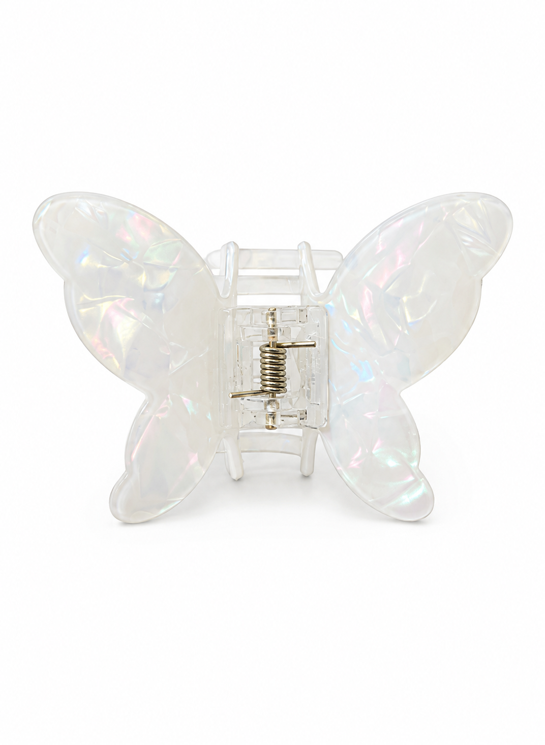 Kelebek Figürlü Mandal Asetat Saç Tokası