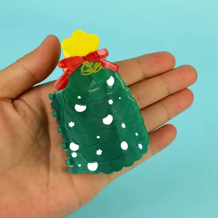 Yılbaşı Ağacı | Asetat Saç Tokaları🎄