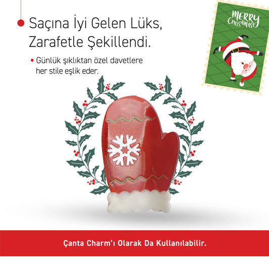 Yılbaşı | Asetat Saç Tokaları🎄